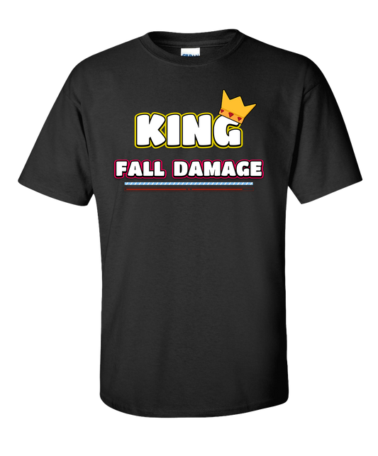 Fall Damage Black T-Shirt