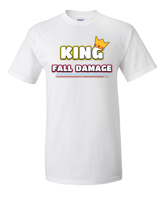 Fall Damage White T-Shirt