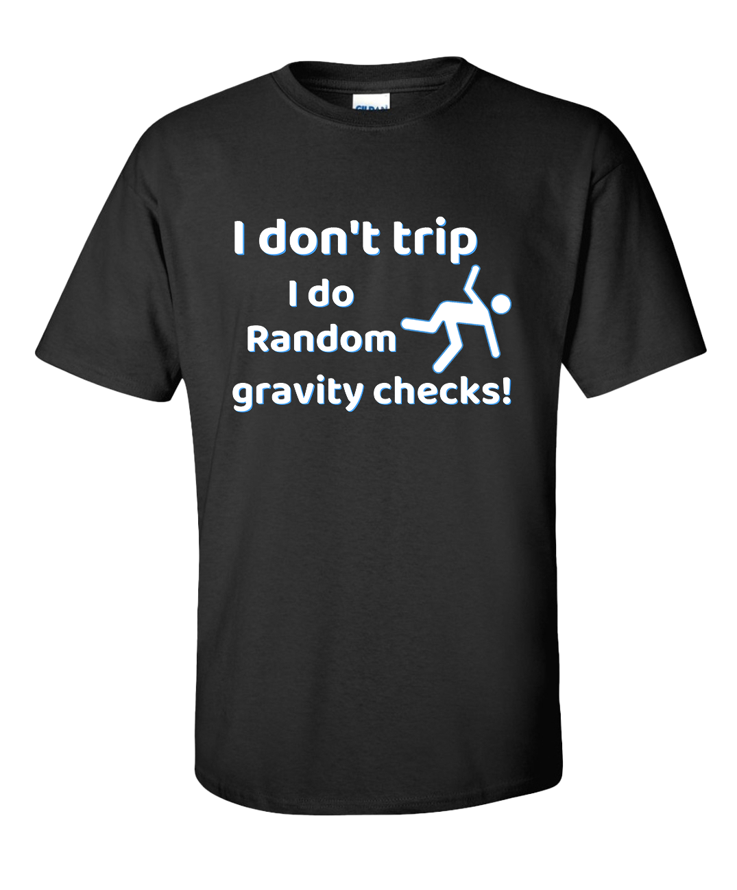 Gravity Check Meme T-Shirt (Black)