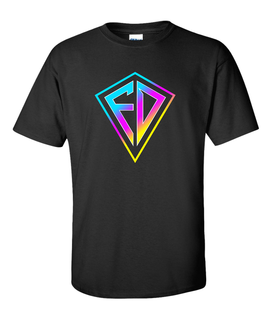 Rainbow Fortnitedad Logo T-Shirt