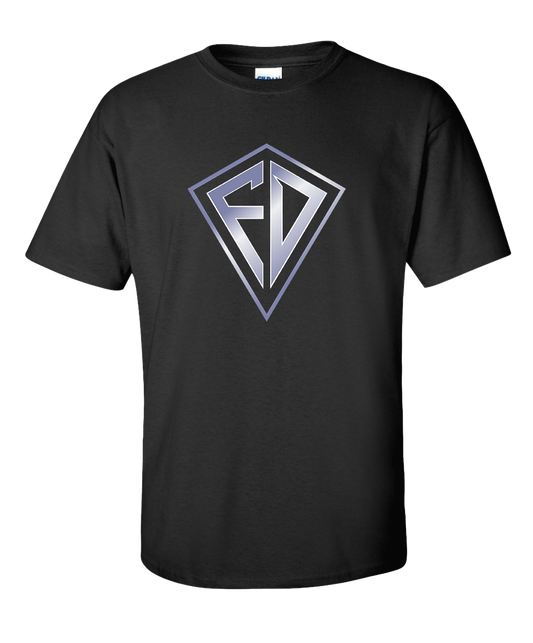 Silver Fortnitedad Logo T-Shirt